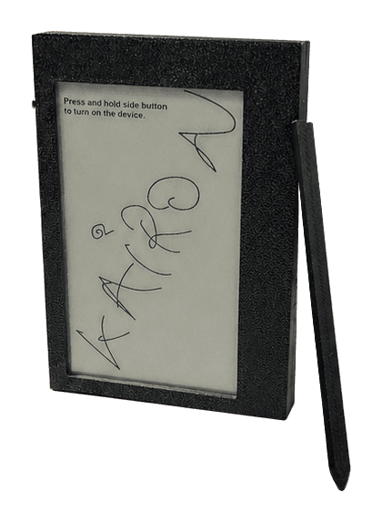 The compact Kairon e-ink handwriting tablet and stylus